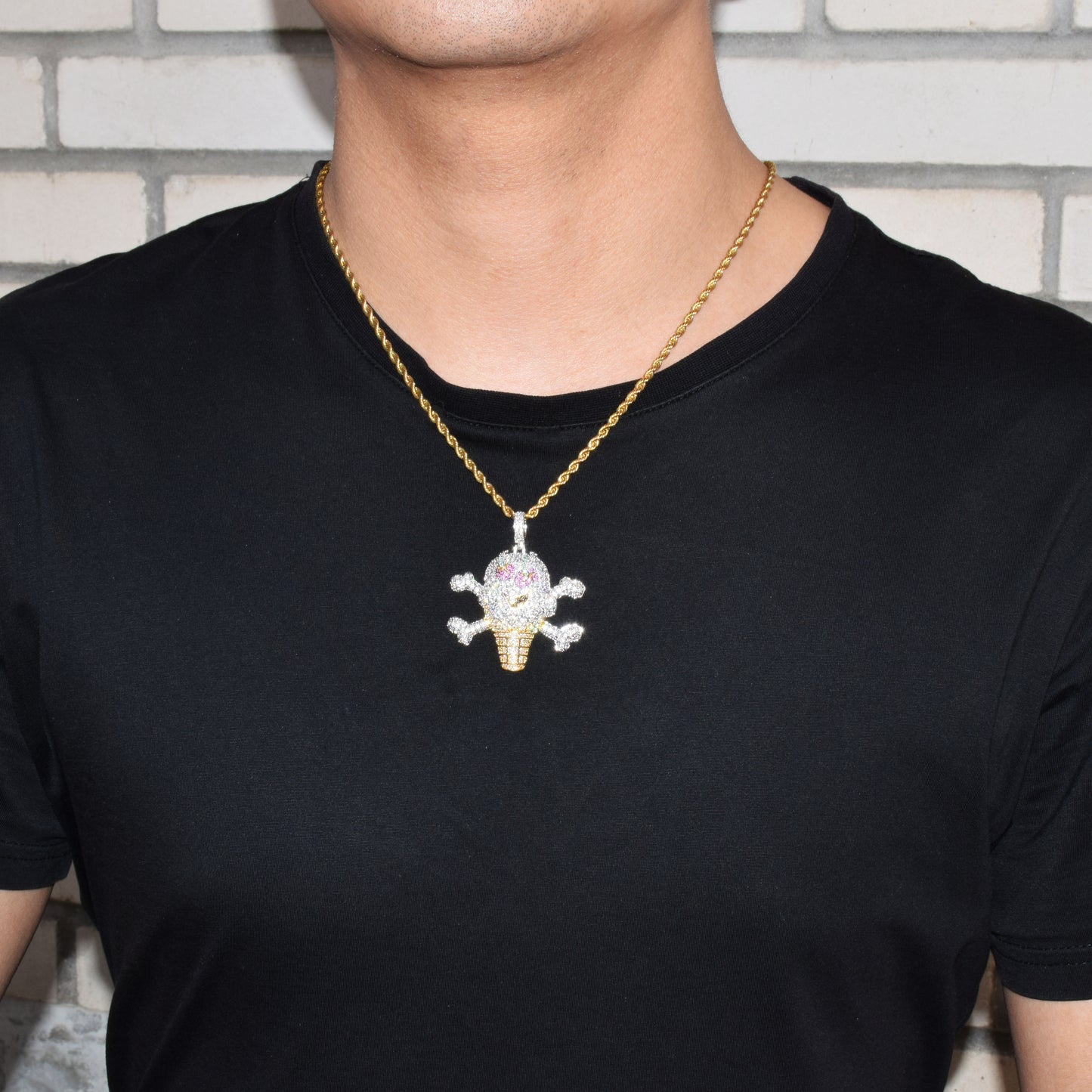Skull ice cream Iced Necklace - Craneur Ice