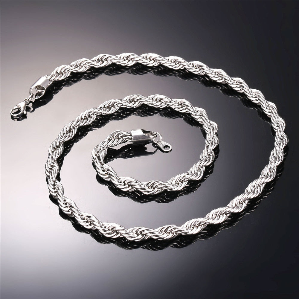 Rope Chain 3-9mm - Craneur Jewelry