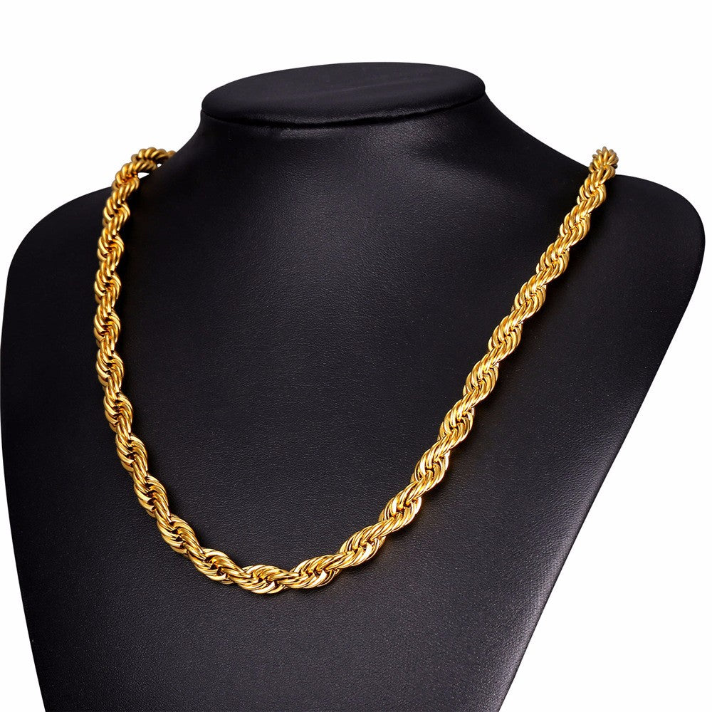 Rope Chain 3-9mm - Craneur Jewelry