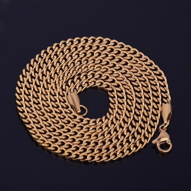 Miami Cuban Chain 3mm - Craneur Jewelry