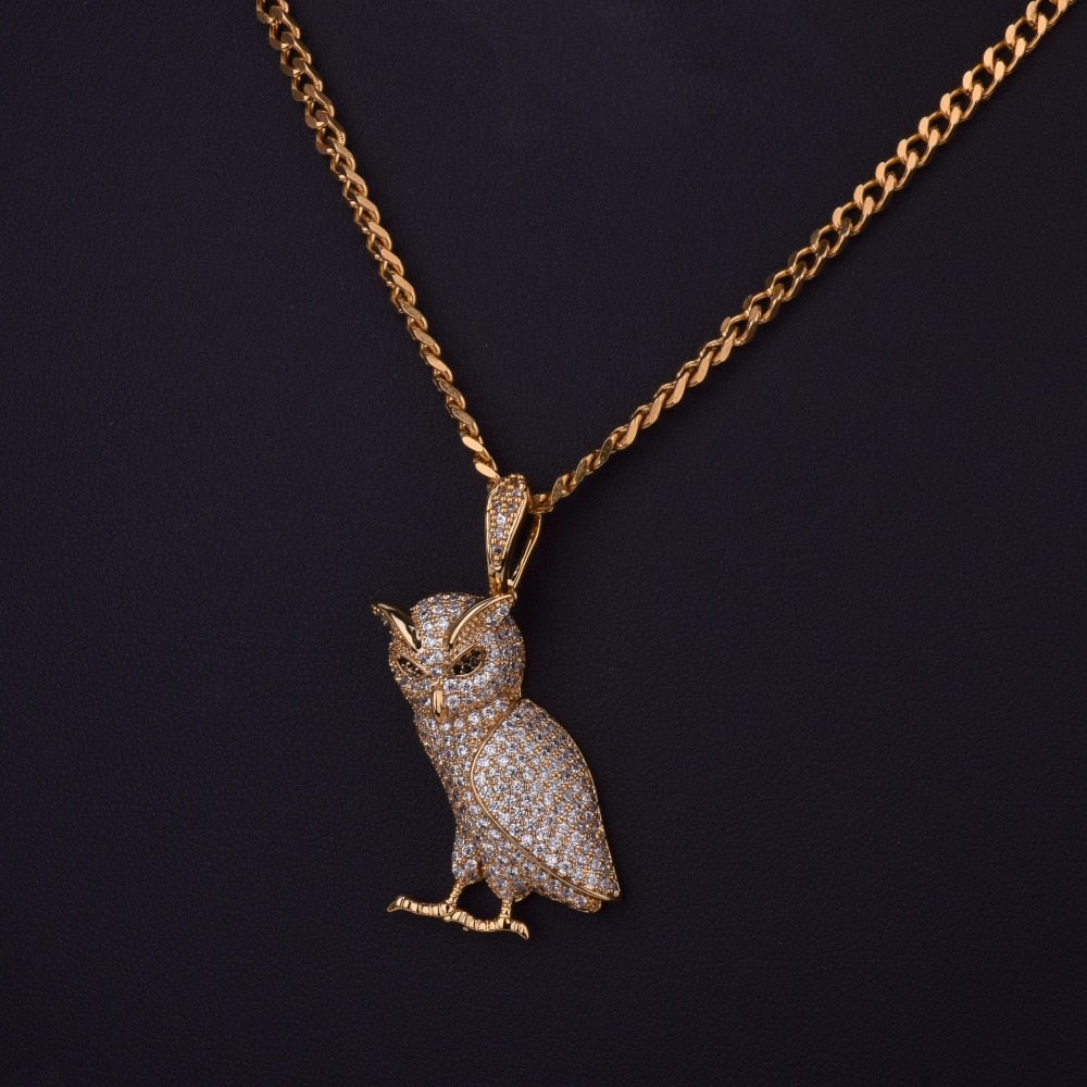 Steady Owl Necklace - Craneur Jewelry