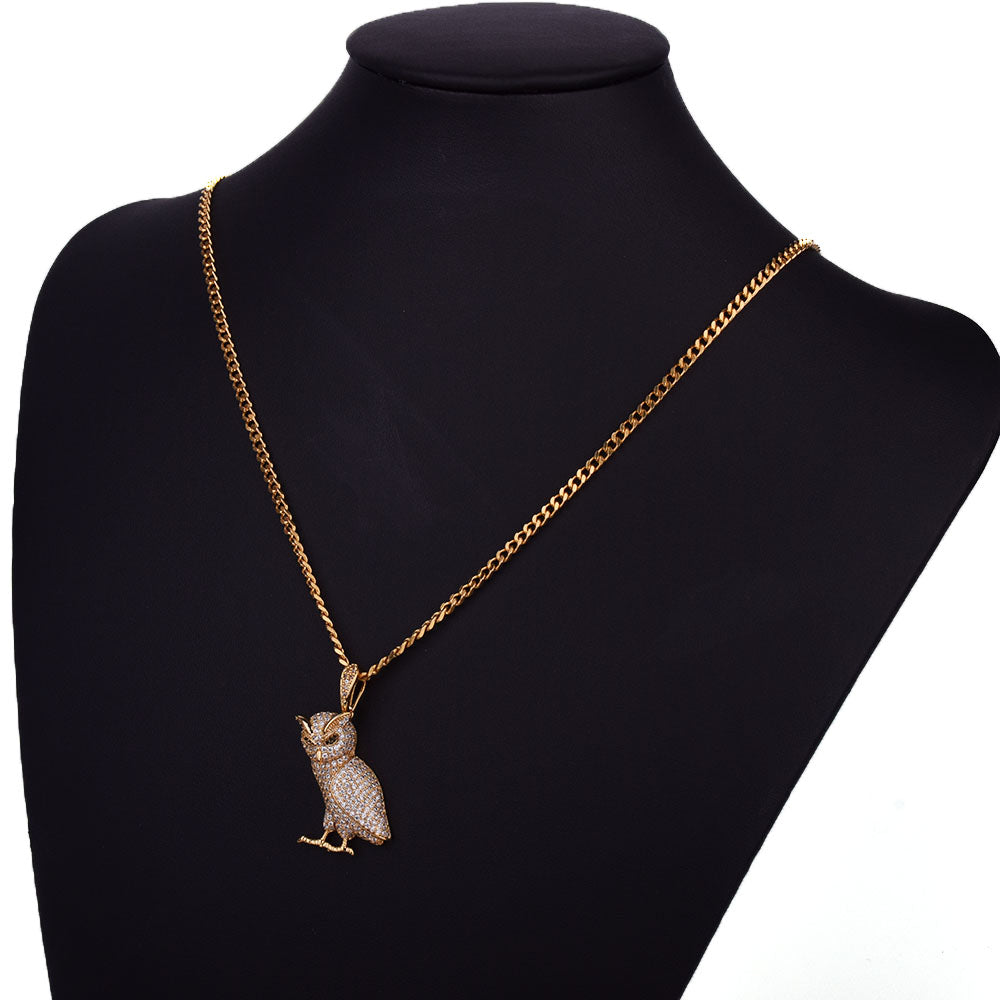 Steady Owl Necklace - Craneur Jewelry