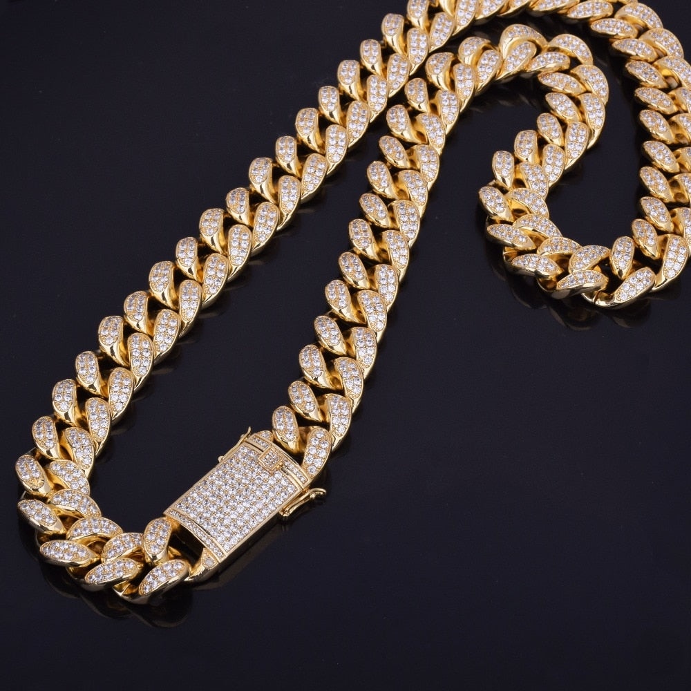 20mm Heavy Miami Cuban Choker Chain - Craneur Jewelry