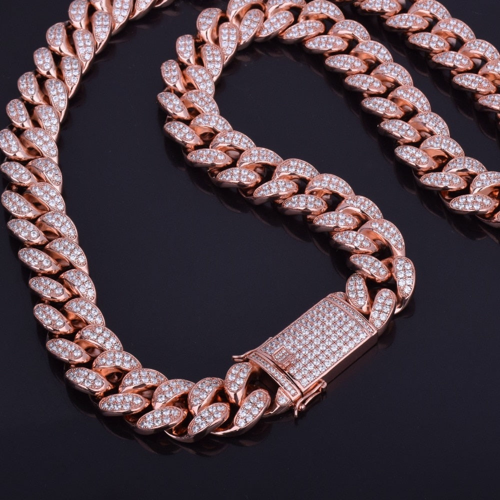 20mm Heavy Miami Cuban Choker Chain - Craneur Jewelry