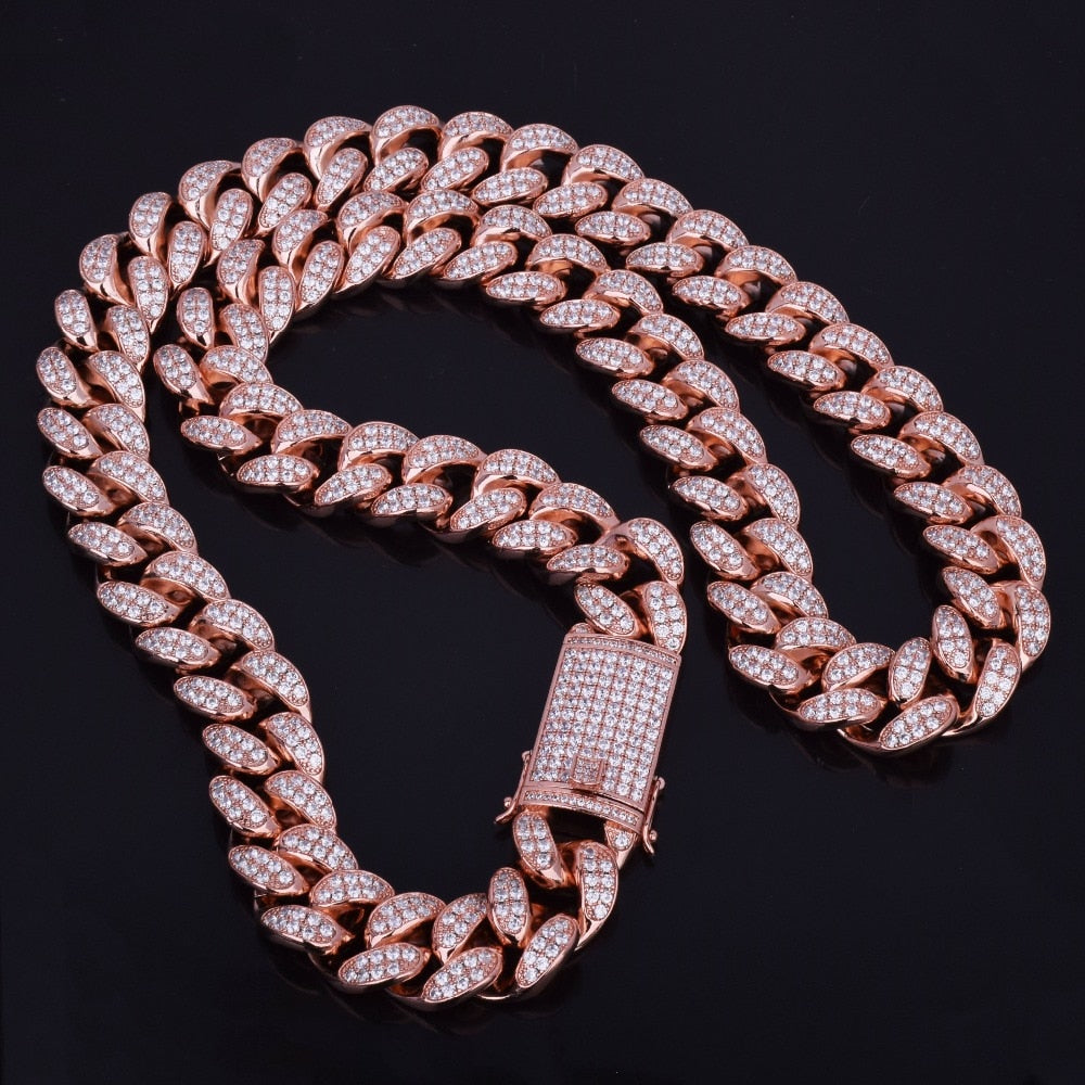 20mm Heavy Miami Cuban Choker Chain - Craneur Jewelry