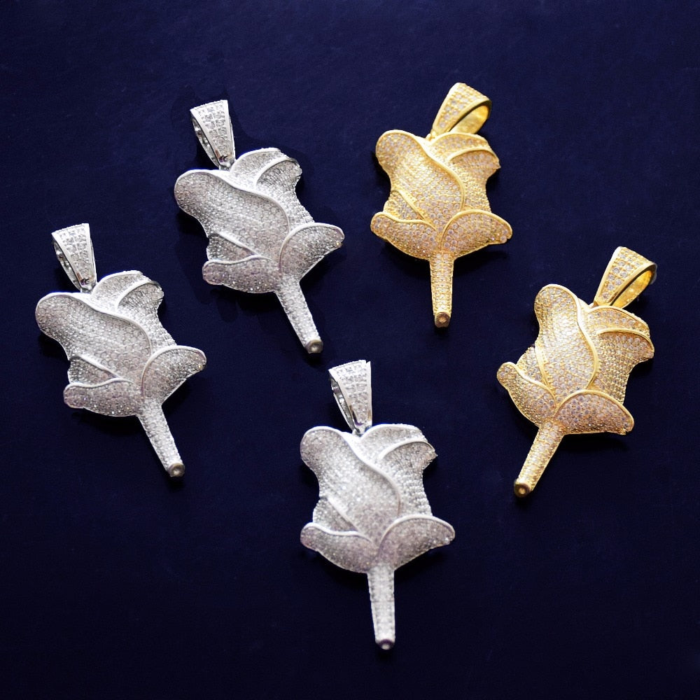 Rose Flower Necklace - Craneur Jewelry