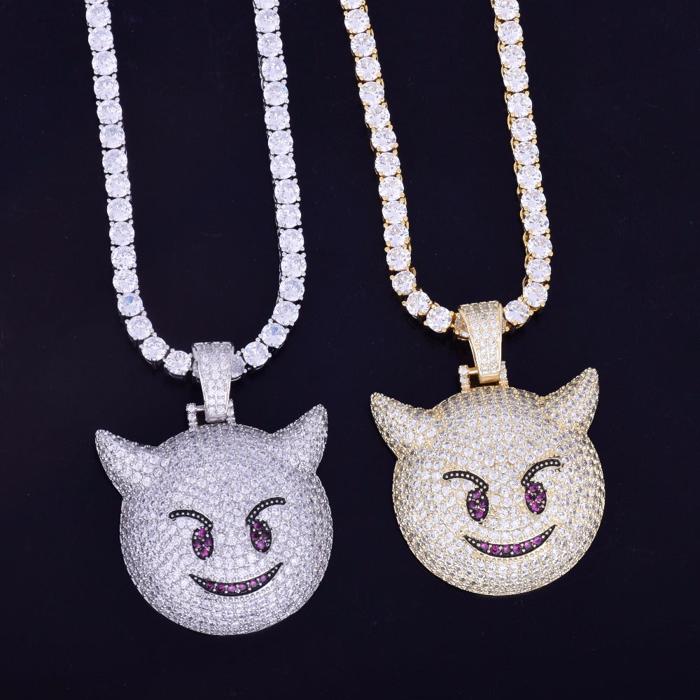 Iced Demon Emoji - Craneur Jewelry