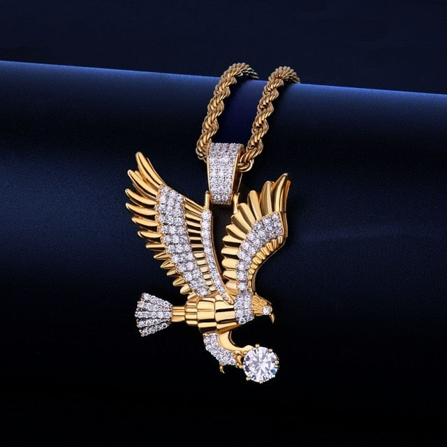 Iced Eagle Necklace - Craneur Ice