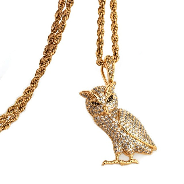 Steady Owl Necklace - Craneur Jewelry