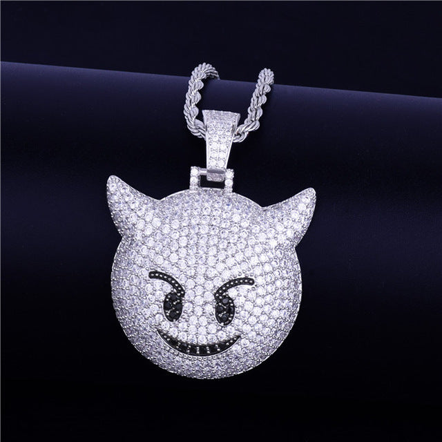 Iced Demon Emoji - Craneur Jewelry