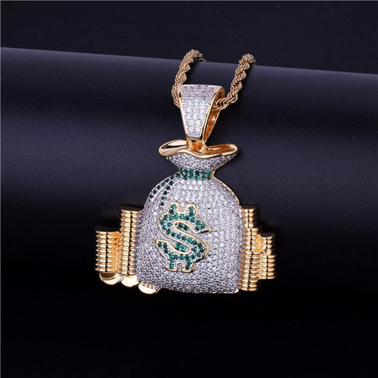 Money Bag Necklace - Craneur Jewelry