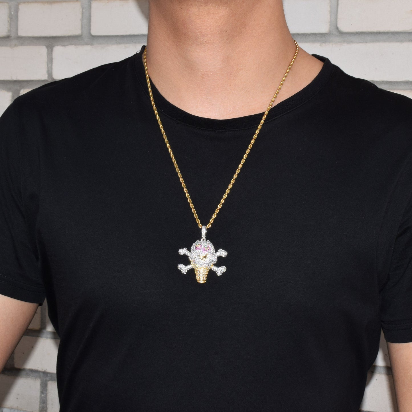 Skull ice cream Iced Necklace - Craneur Ice